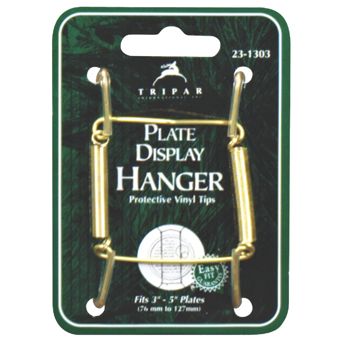 Reusable Tripar 3 In. to 5 In. Brass Wire Plate Hanger Professional