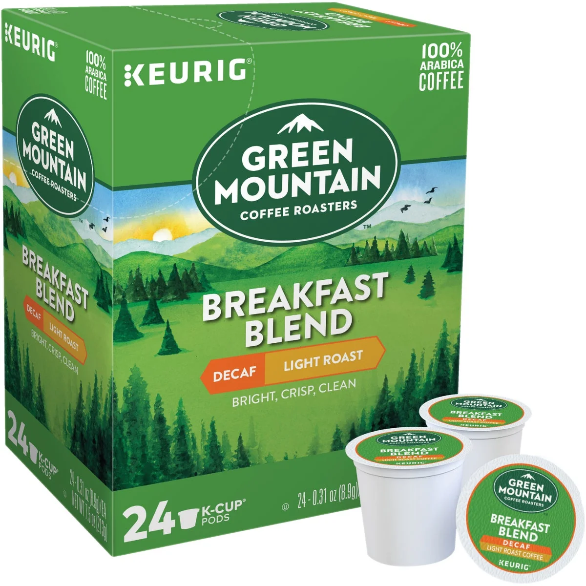 High-Grade Keurig Green Mountain Coffee Roasters Breakfast Blend K-Cup 24-Pack Healthy