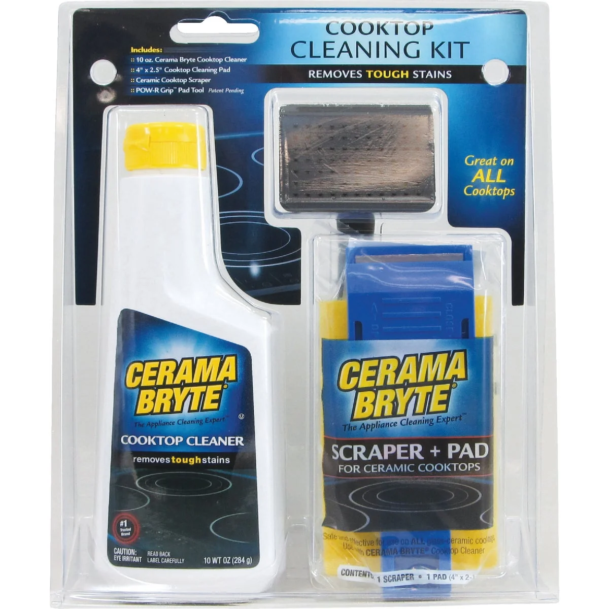 Functional Cerama Bryte Ceramic Cooktop Cleaning Kit Powerful