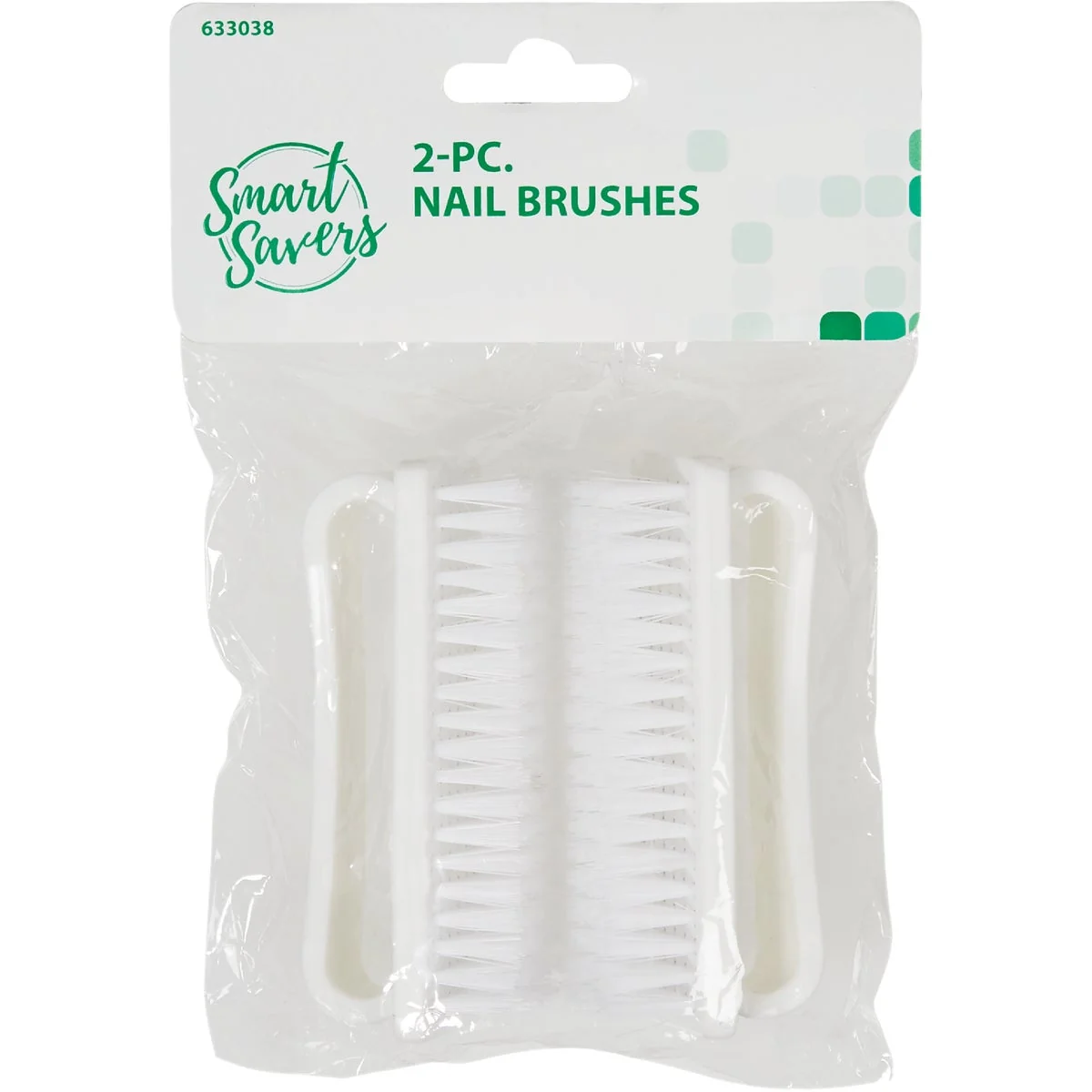 Environmentally Friendly Smart Savers Hand Nail Brush 2-Piece Flexible