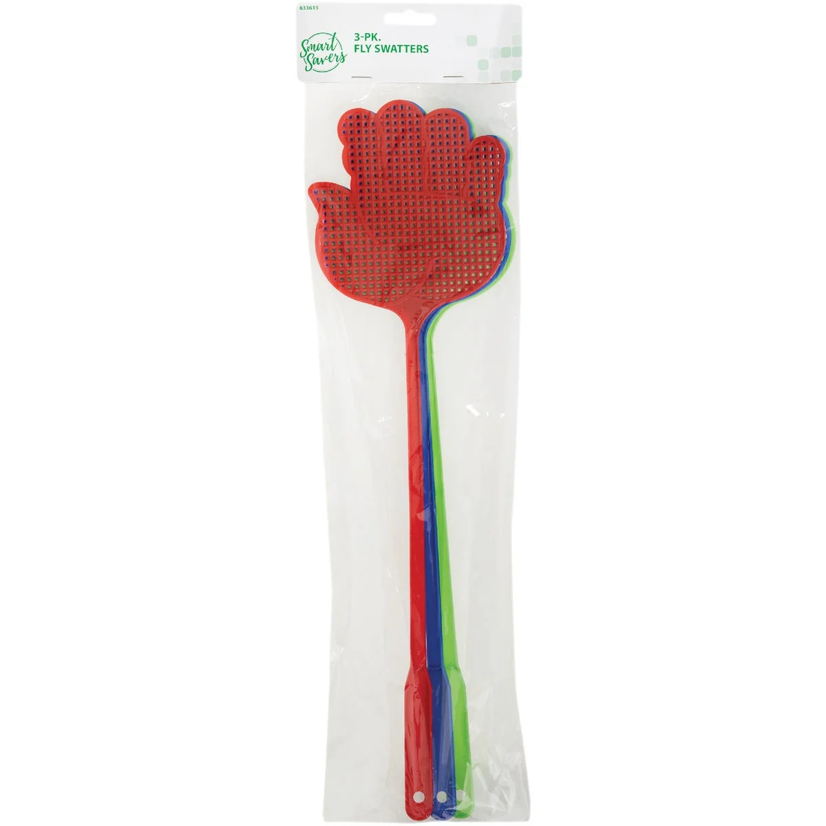 Relaxed Smart Savers 5 In. x 4.7 In. Plastic Fly Swatter 3-Pack Advanced
