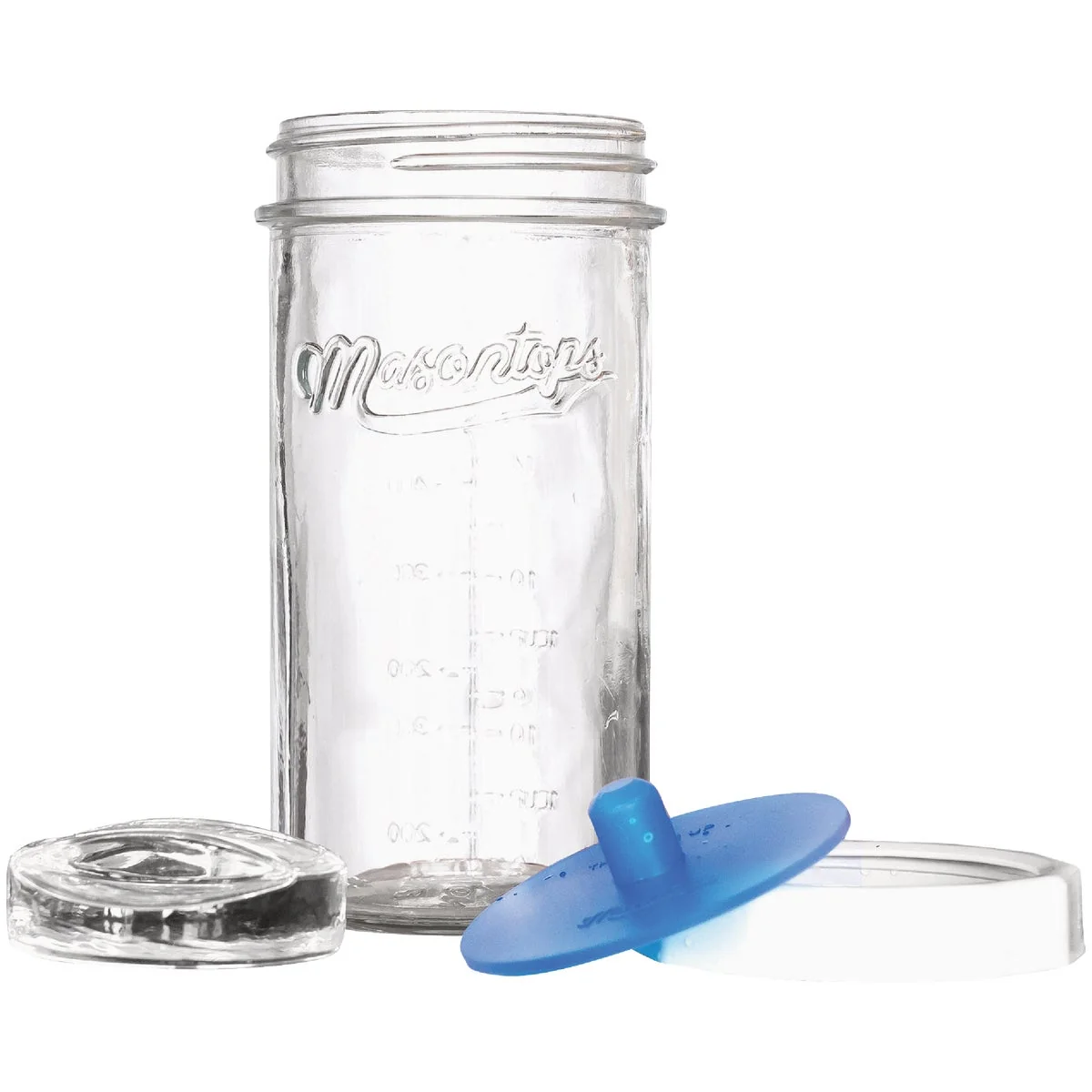 World-Class Masontops Wide Mouth Single Mason Jar Fermentation Kit 4-Piece Reusable