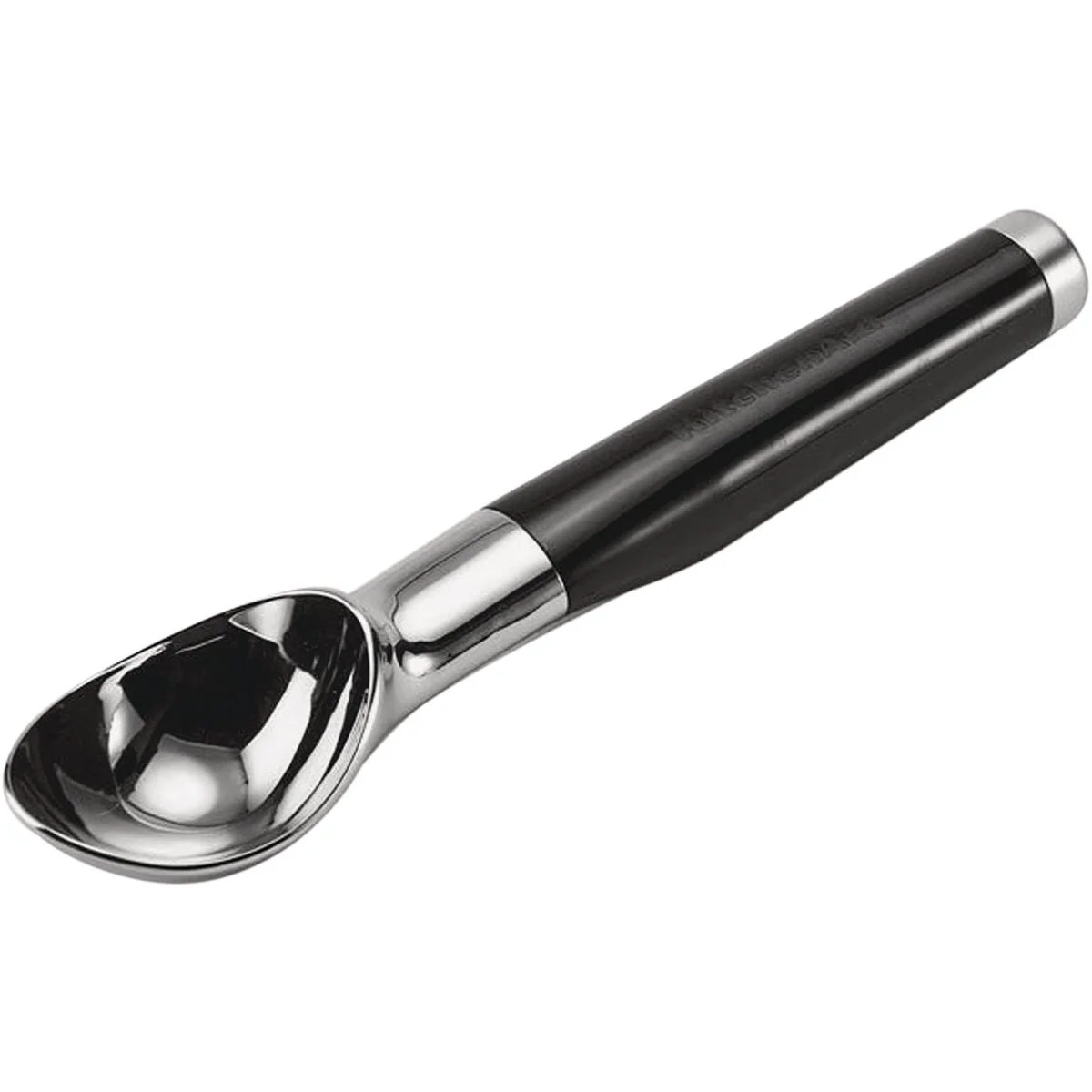 Comfortable KitchenAid 8.5 In. Black Ice Cream Scoop High-Quality