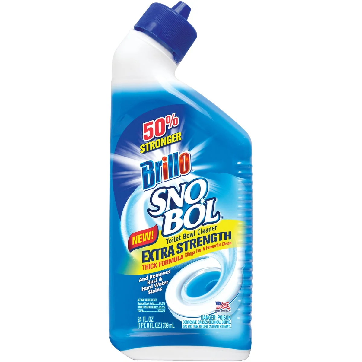 Enhanced Brillo SnoBol 24 Oz. Extra Strength Liquid Toilet Bowl Cleaner Responsible