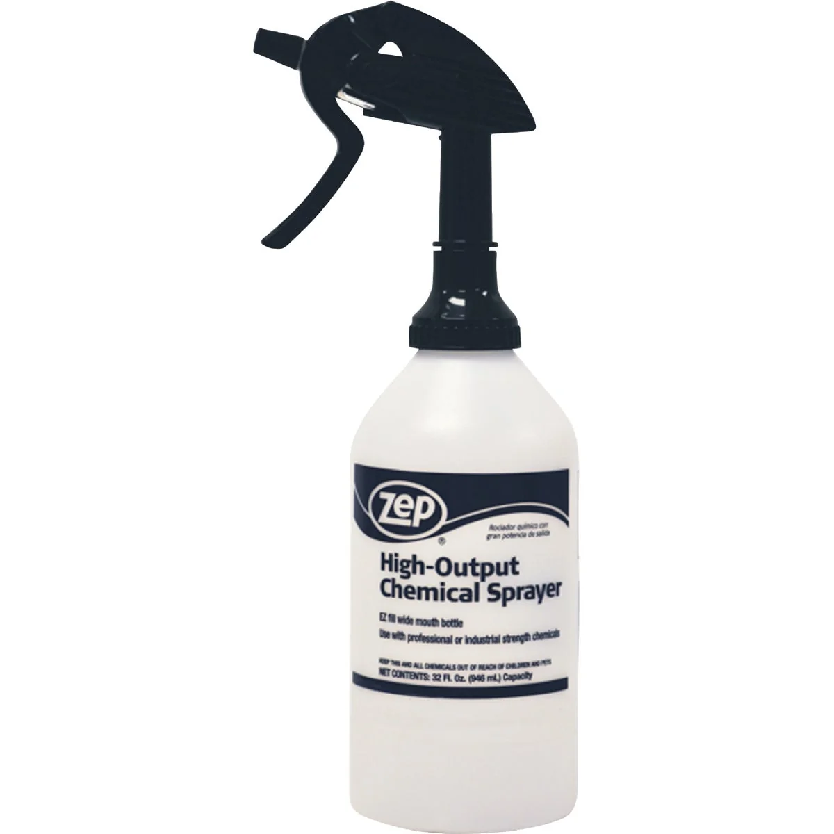 Practical Zep 48 Oz. High-Output Chemical Spray Bottle Reusable