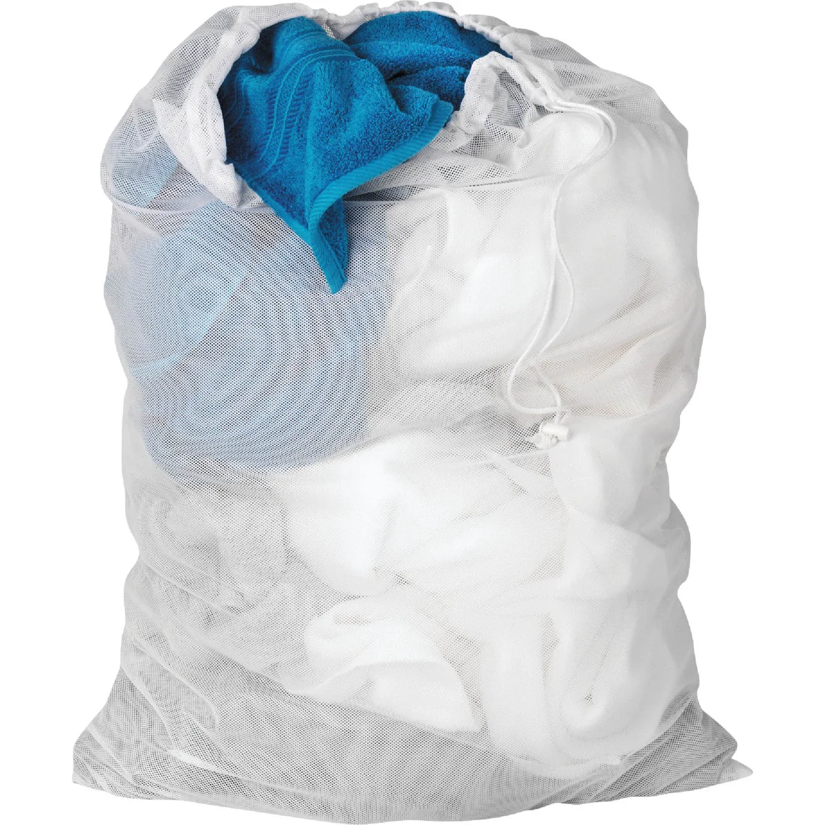 Elegant Honey Can Do White Mesh Laundry Bag Elite