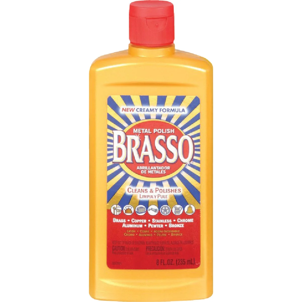 Safe Brasso 8 Oz. Metal Polish Detailed