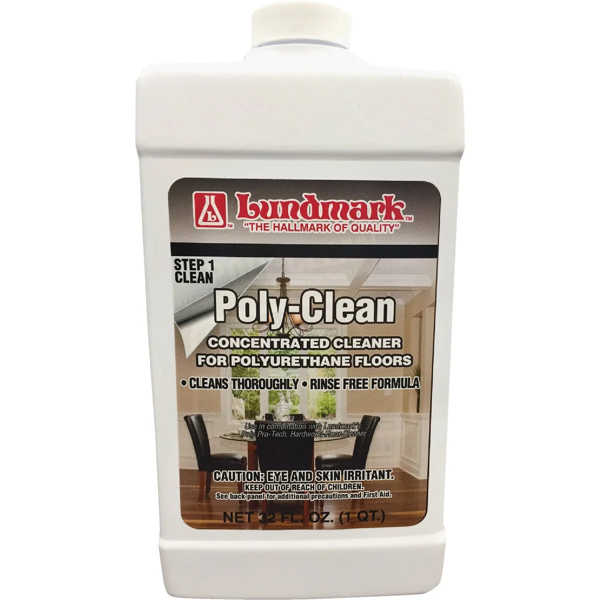 Versatile Lundmark 32 Oz. Poly-Clean Floor Cleaner Convenient