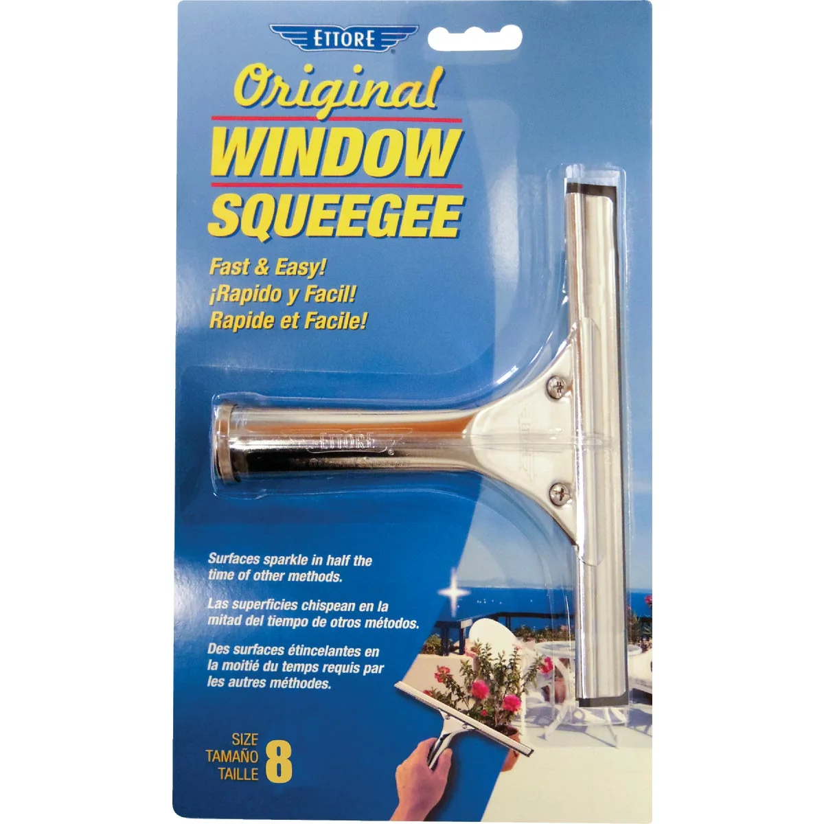 Sustainable Ettore 8 In. Rubber Squeegee Optimized
