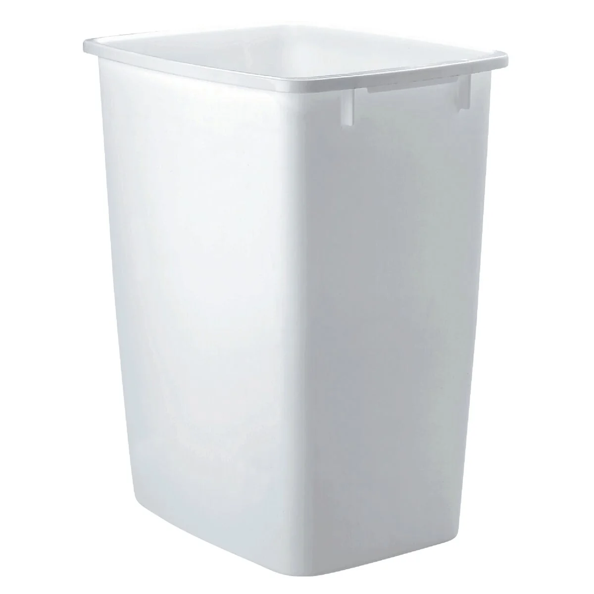 Practical Rubbermaid 36 Qt. White Wastebasket Convenient