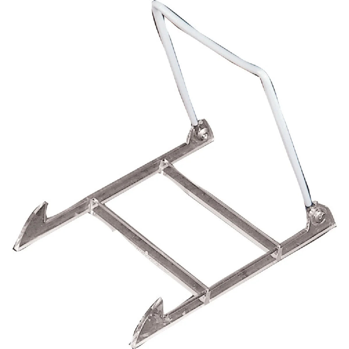 Fine Tripar 3-3 4 In. W. x 5-1 2 In. D. x 4-1 2 In. H. Adjustable Easel Acrylic Display Stand Innovative