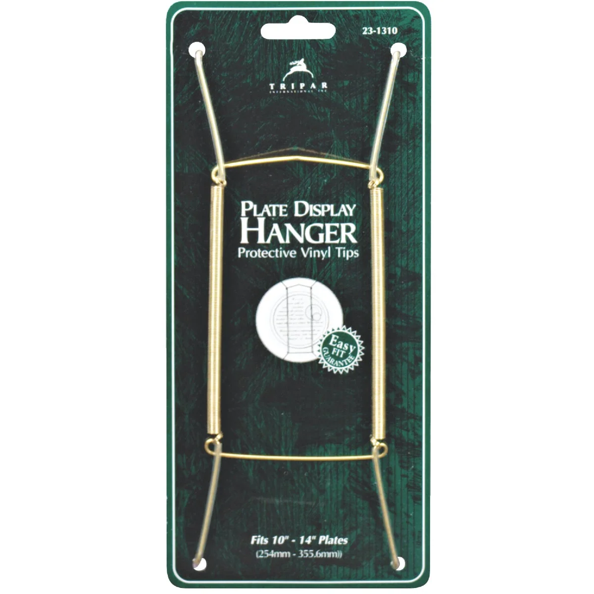 Sustainable Tripar 10 In. to 14 In. Brass Wire Plate Hanger Luxury