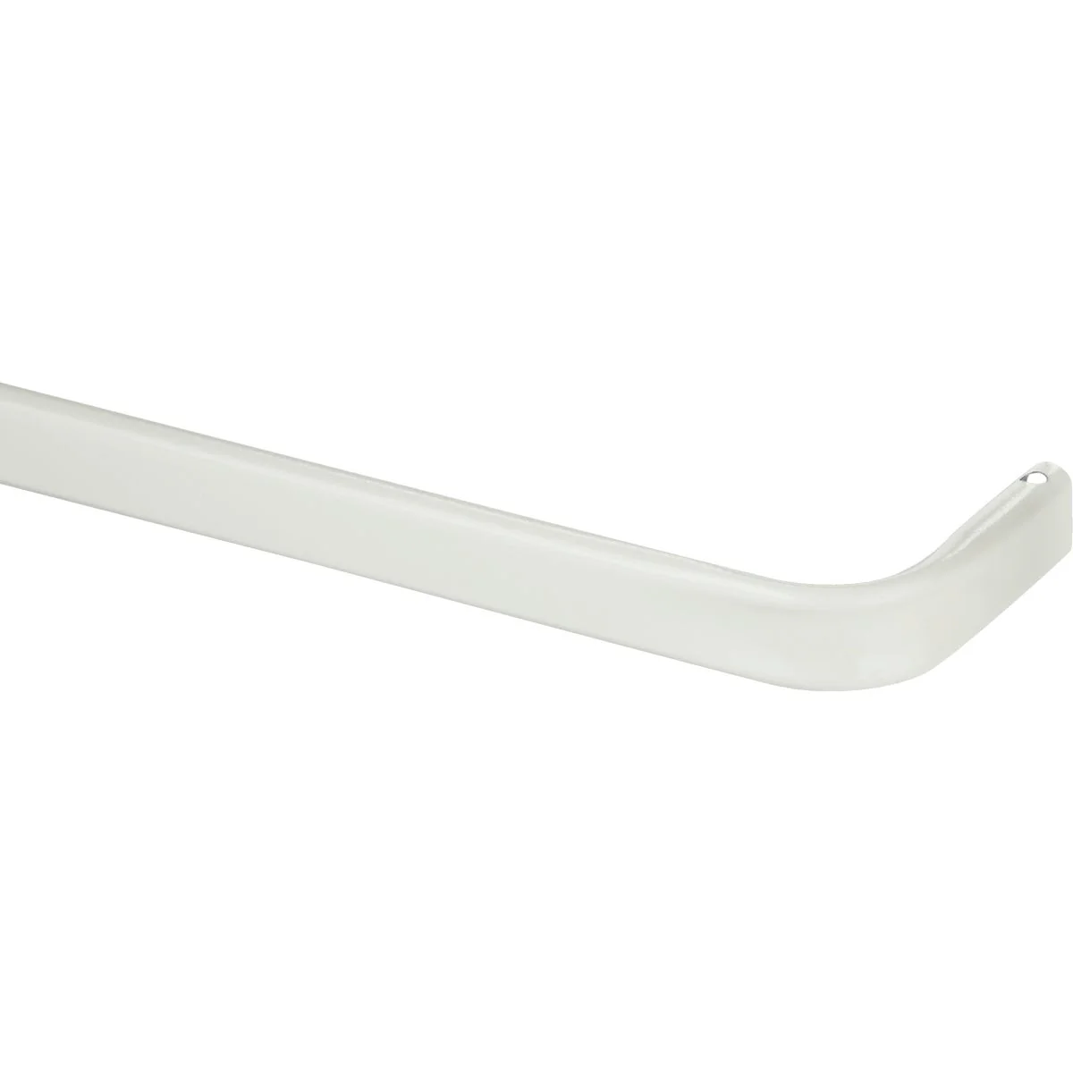 Official Kenney 84 In. To 120 In. 1 In. Single Curtain Rod White Reliable