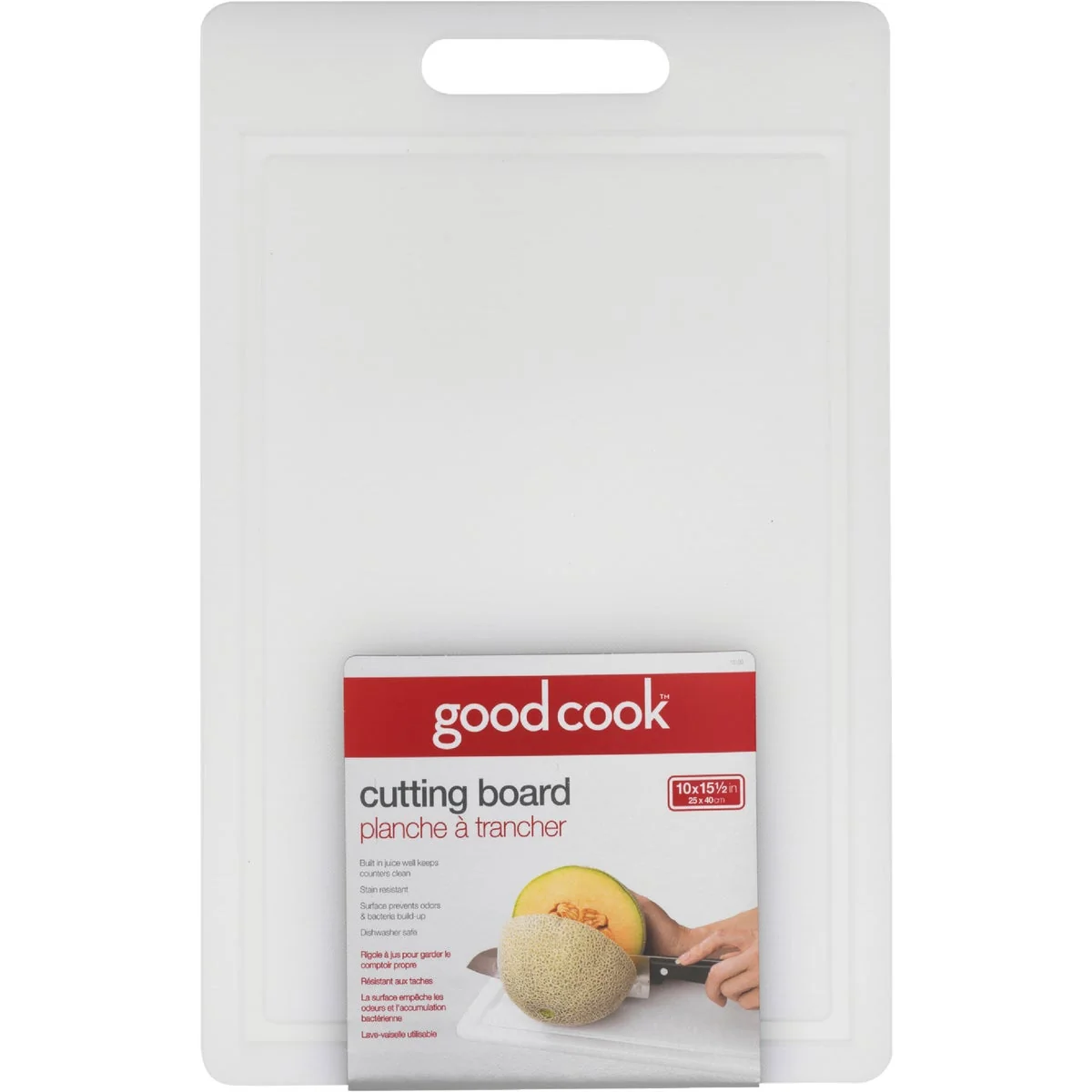 Functional GoodCook 10 In. x 15.5 In. Poly Cutting Board Outstanding