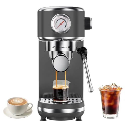 Expertly Made 20 Bar Espresso Machine with Milk Frother Eco-Friendly