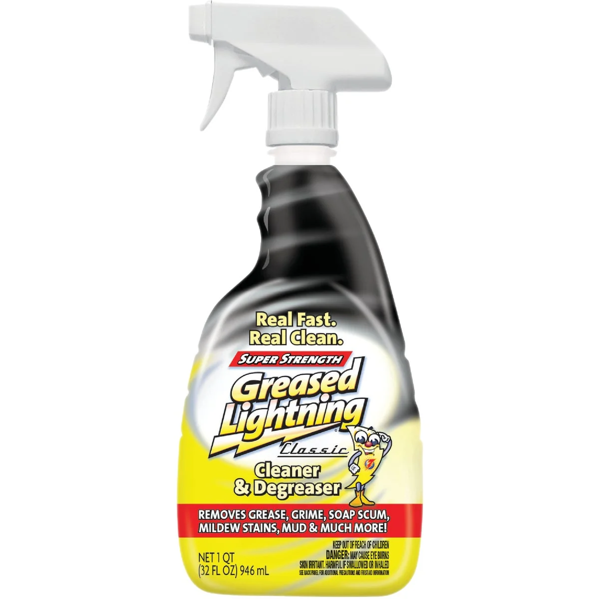 Durable Greased Lightning 32 Oz. Classic Cleaner Degreaser Powerful
