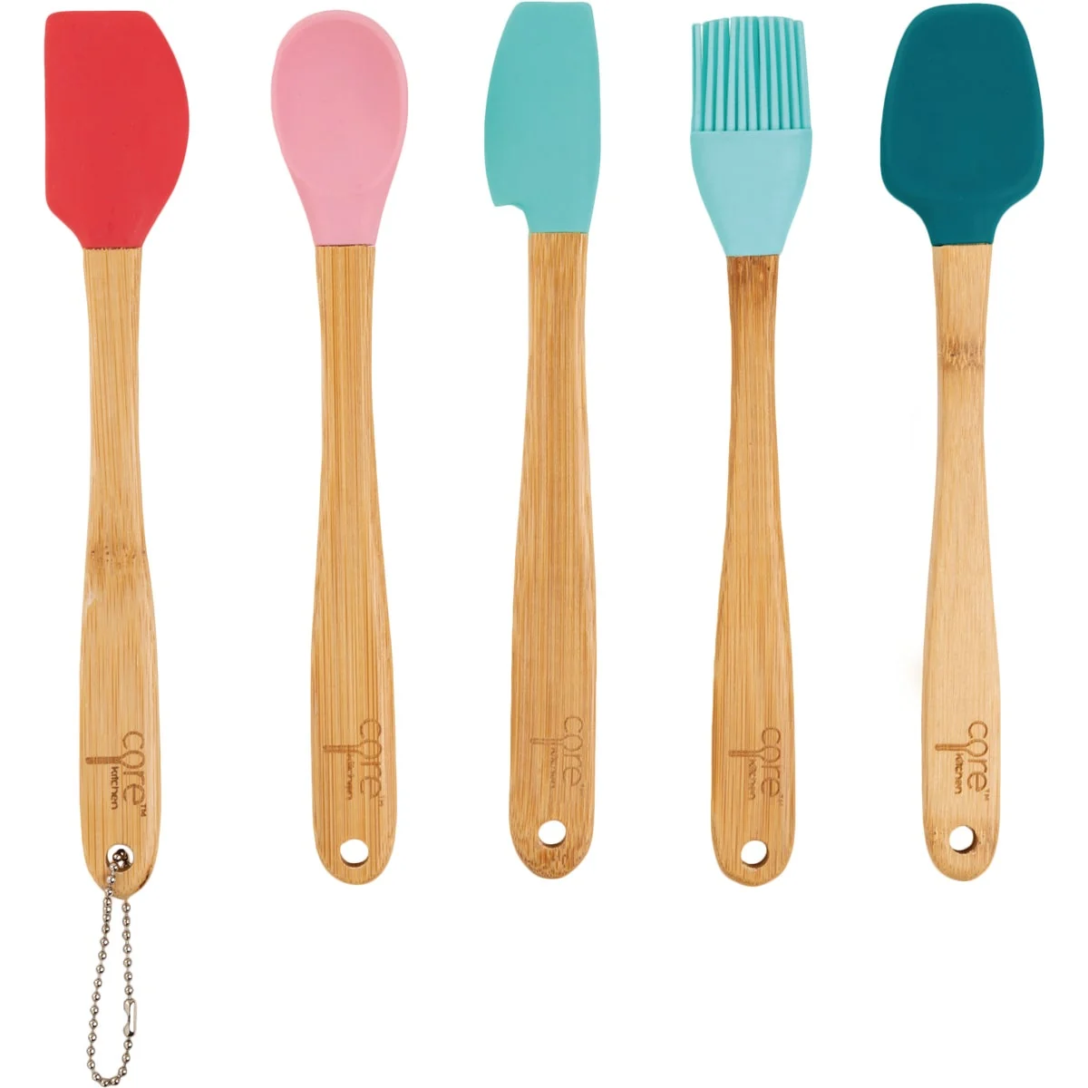 Sophisticated Core Kitchen Mini Cooking Utensil Set 5-Piece Organic