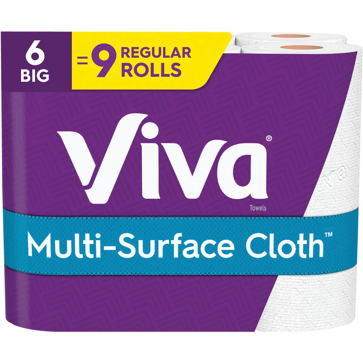High-Performance Viva Multi-Surface Cloth Choose-A-Sheet Big Roll Paper Towels 6 Big Roll Powerful
