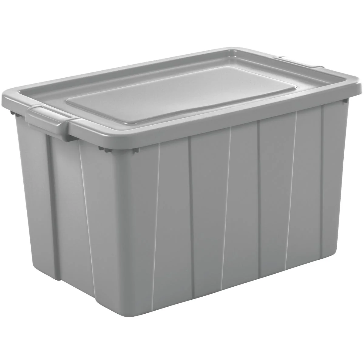 Versatile Sterilite Tuff1 30 Gal. Cement Tote with Handles Pure