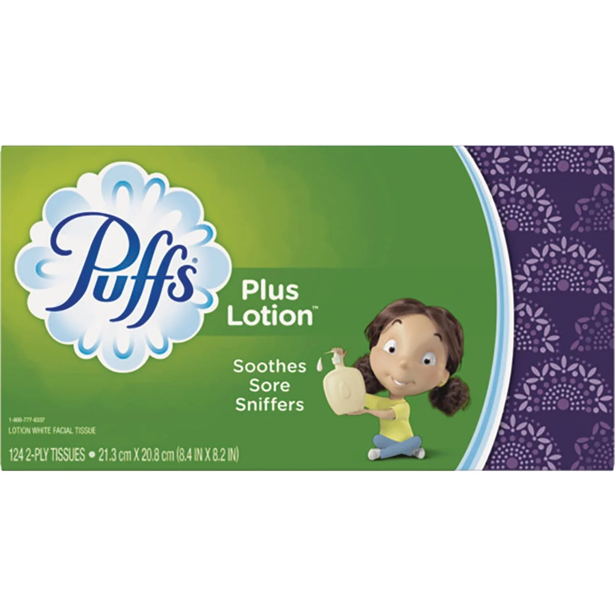 Specialty Puffs Plus Lotion Facial Tissue 124 Count Trusted