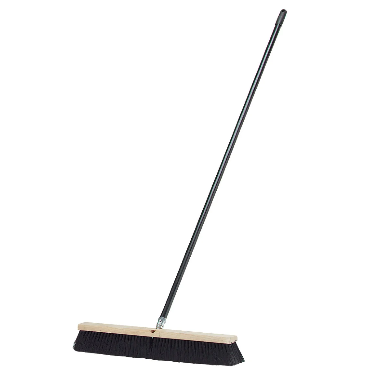 Sophisticated DQB Valu-Pak 24 In. W. x 64 In. L. Metal Handle Floor Garage Push Broom Classic
