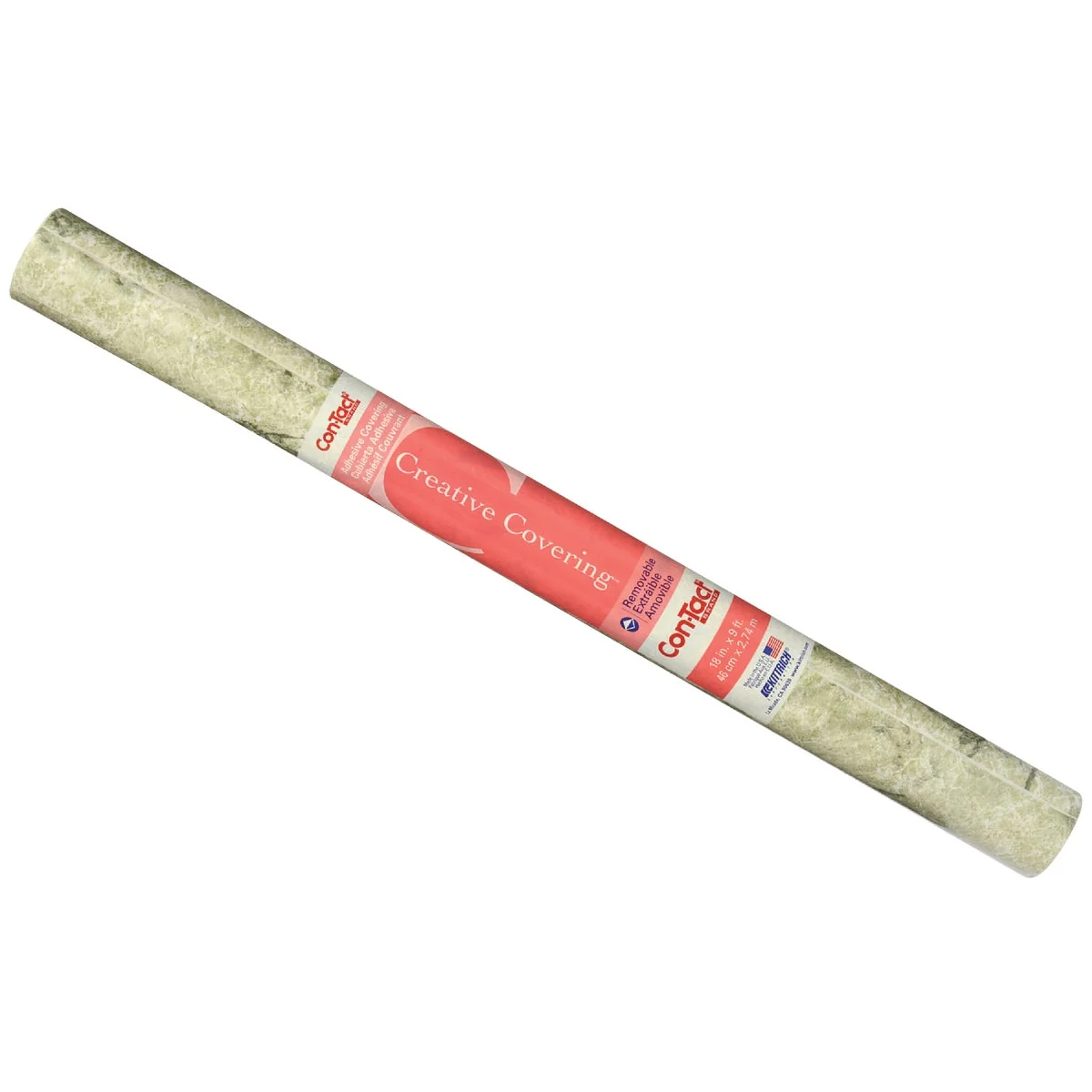 Exclusive Con-Tact Creative Covering 18 In. x 9 Ft. Italian Marble Self-Adhesive Shelf Liner Practical