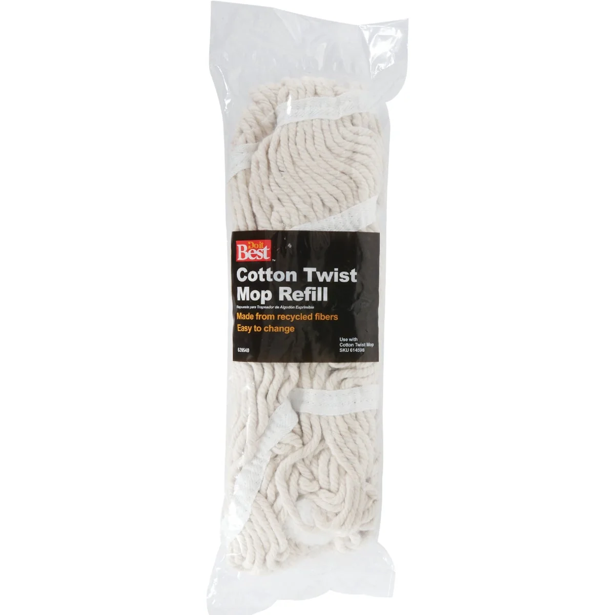 Prestigious Do it 13 In. Cotton Twist Mop Refill Consistent