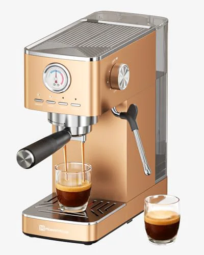 Safe Slim Espresso Machine with Milk Frother Exceptional