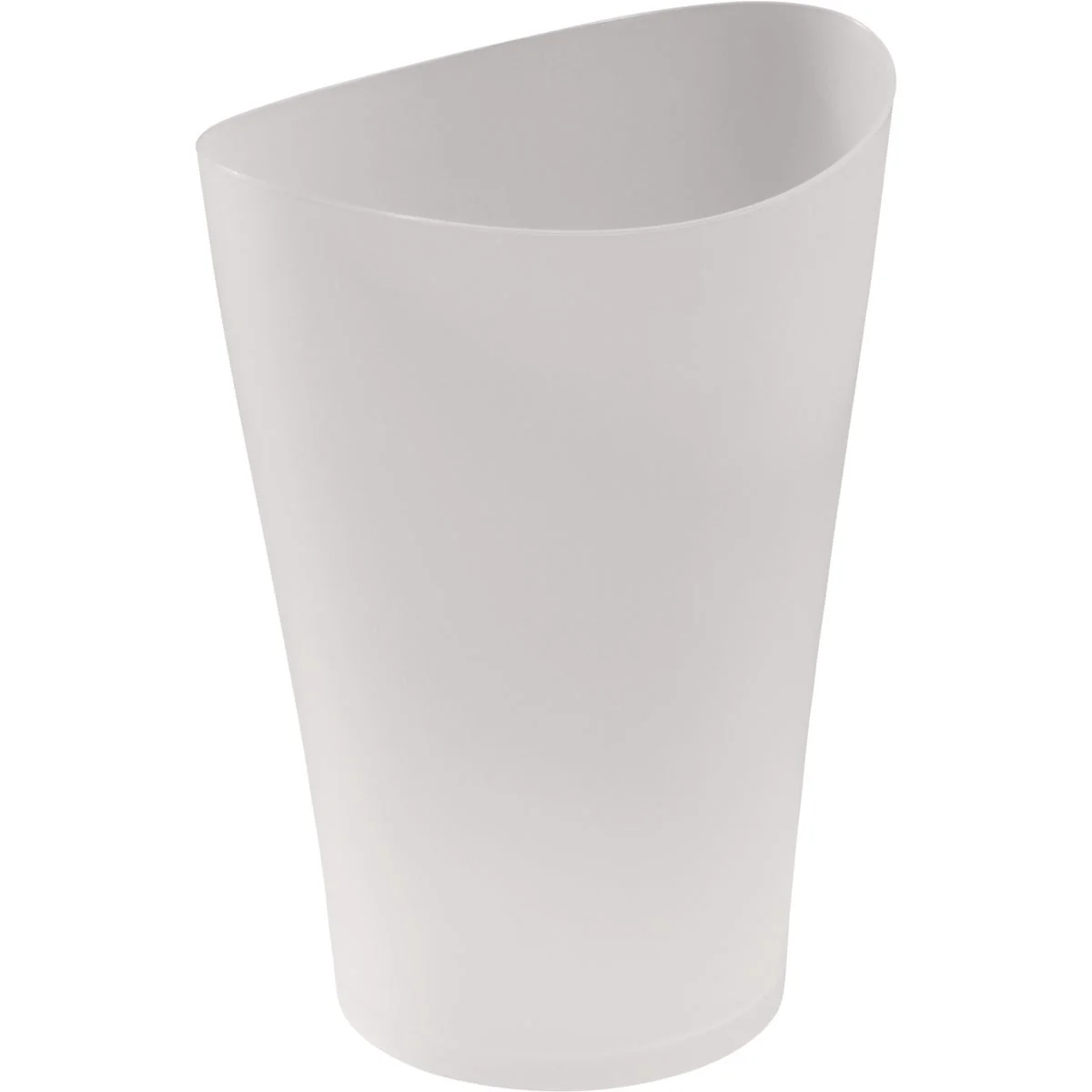Healthy Rubbermaid Spa Works 9 Qt. Clear Vanity Wastebasket Smart