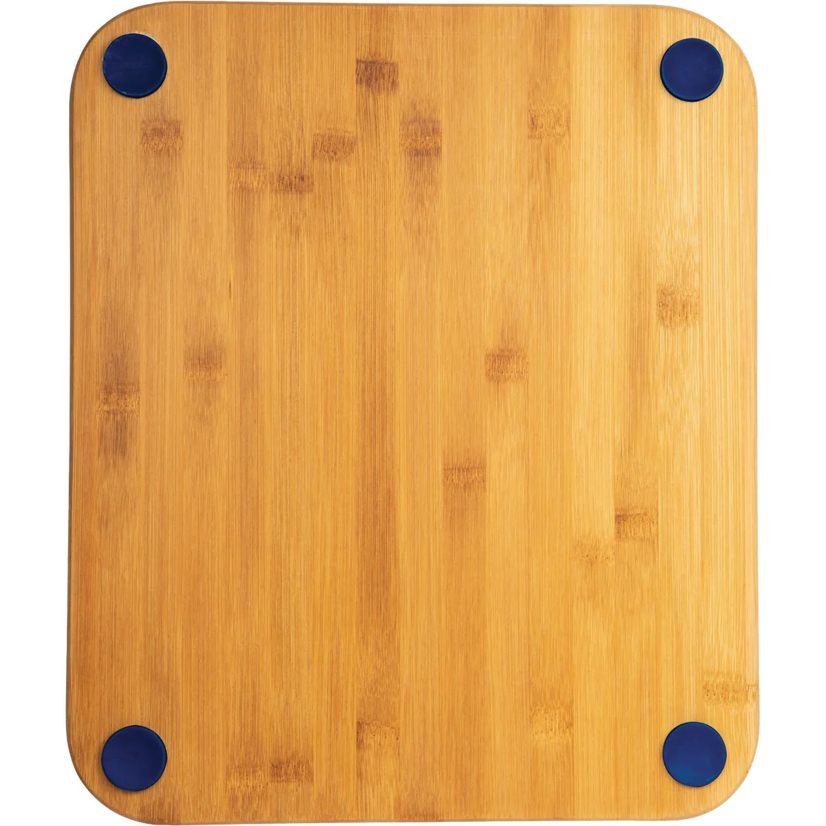 Carefully Designed Core Bamboo 13.5 In. Square Natural Sapphire Foot Grip Cutting Board Dependable