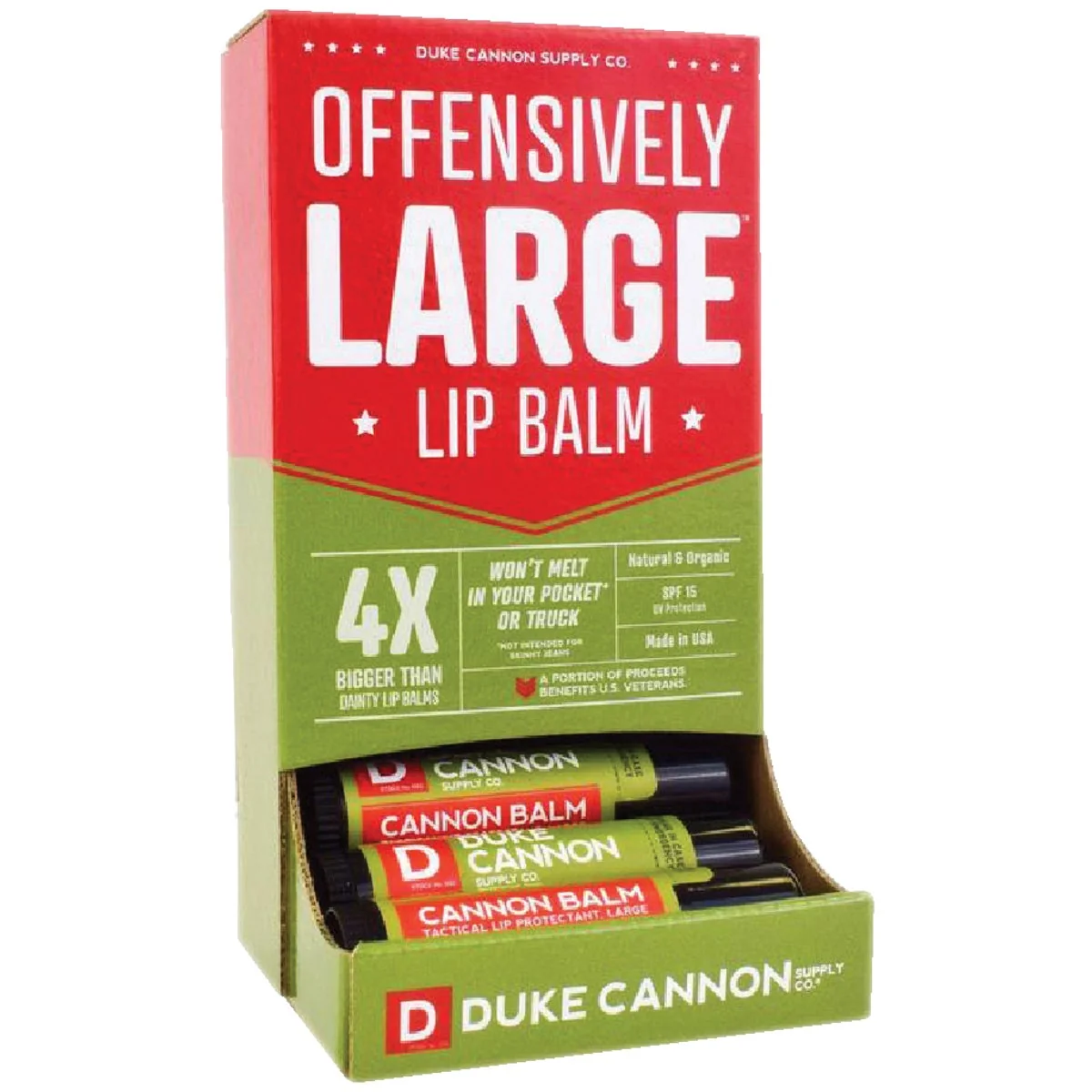Versatile Duke Cannon Repair Defend 0.56 Oz. Mint 15 SPF Lip Balm Fast