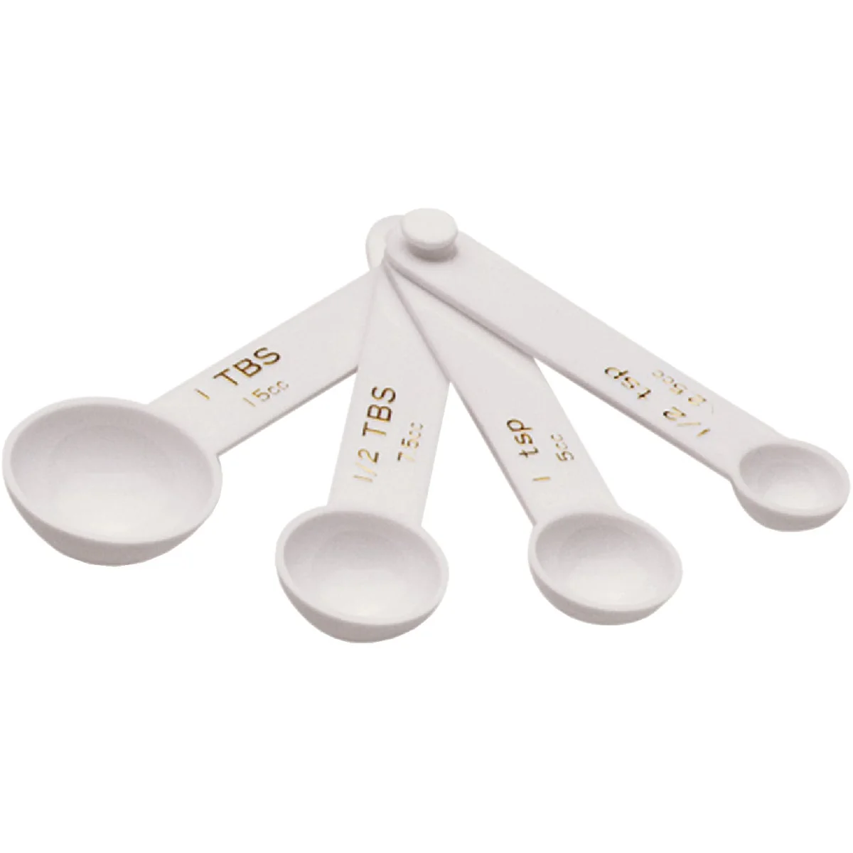 Detailed Norpro White Plastic Measuring Spoons 4-Piece High-Performance