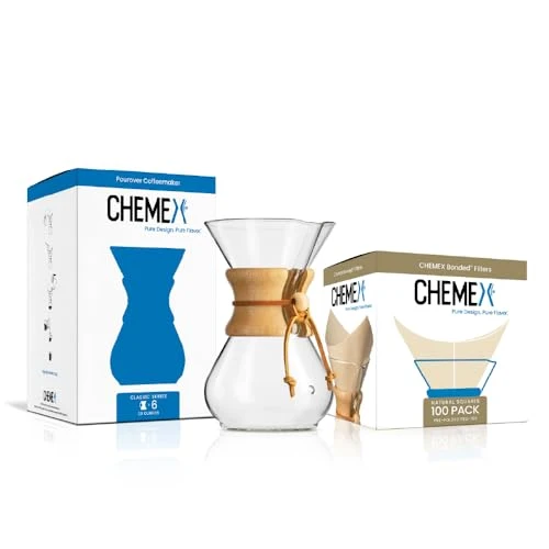 Environmentally Friendly Bundle – 6-Cup Classic Series – 100 ct Square Filters – Exclusive Packaging Secure