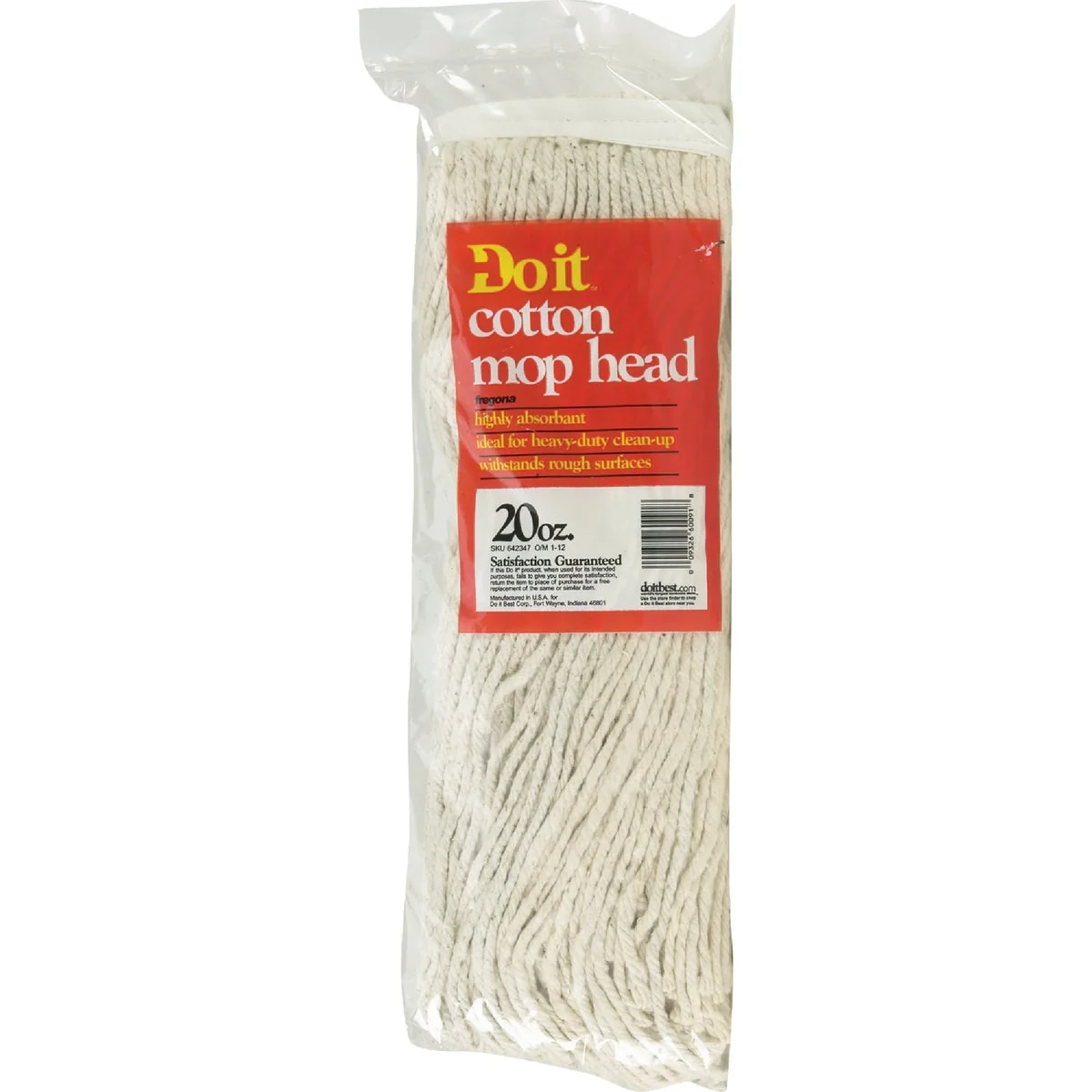 Sophisticated Do it 20 Oz. Cotton Mop Head Secure