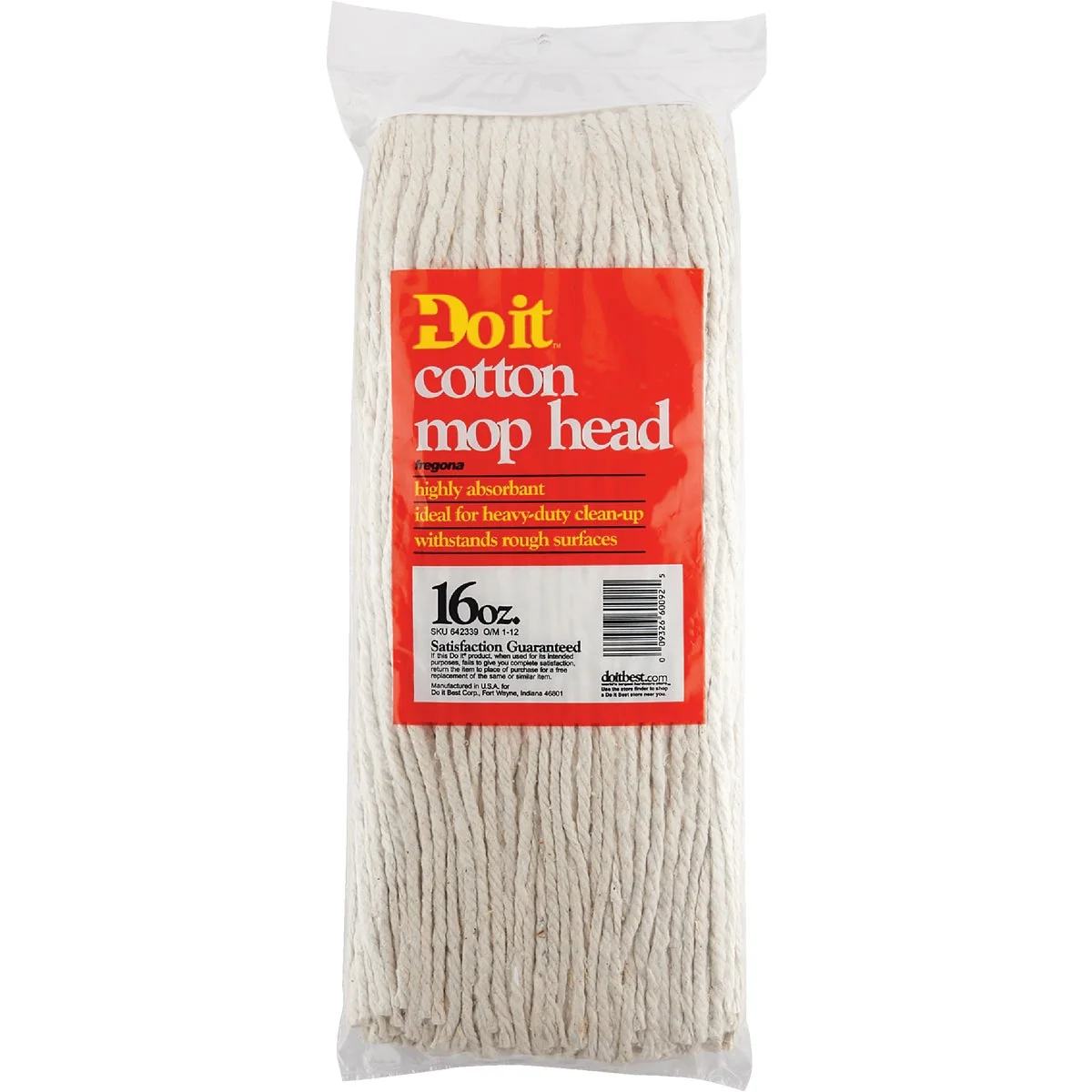 Effective Do it 16 Oz. Cotton Mop Head Clean