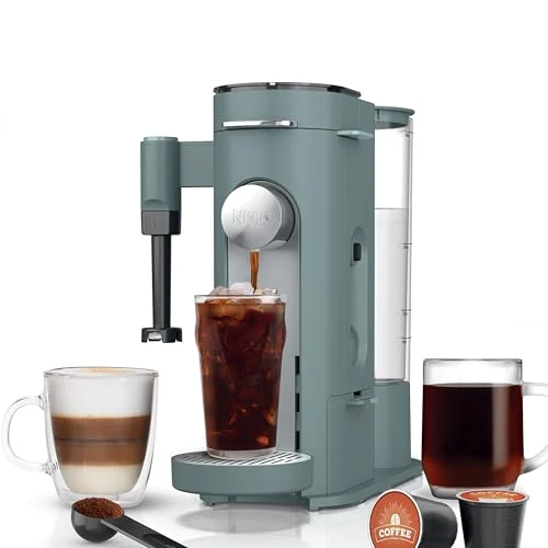 Stylish Pods Grounds Coffee Maker Green