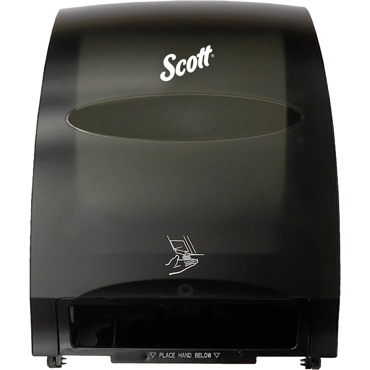 Flexible Kimberly Clark Scott Essential Smoke Black Hard Roll Electronic Paper Towel Dispenser Green