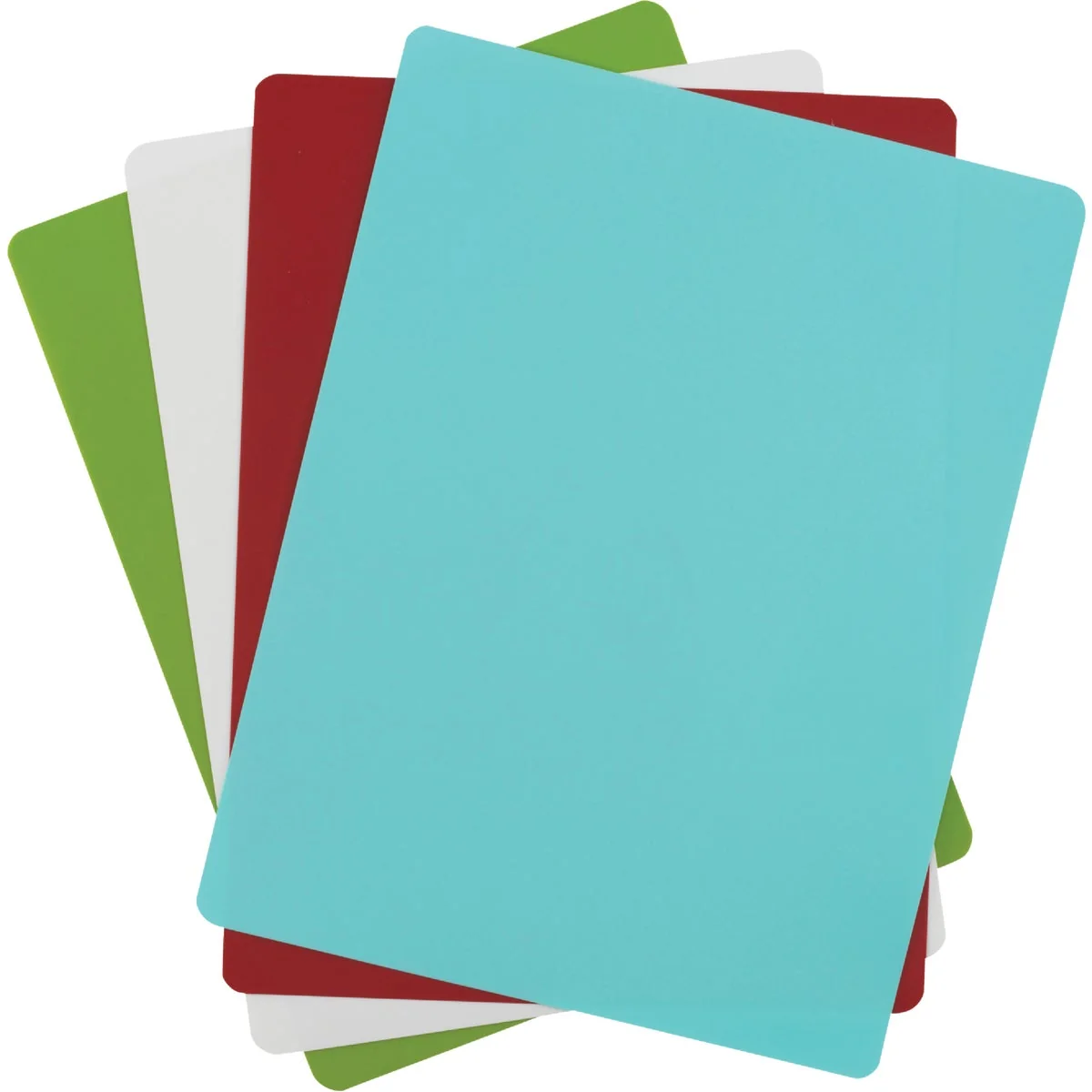 Relaxed GoodCook 15.75 In. x 12 In. Assorted Colors Flexible Chopping Mat 4 Pack User-Friendly