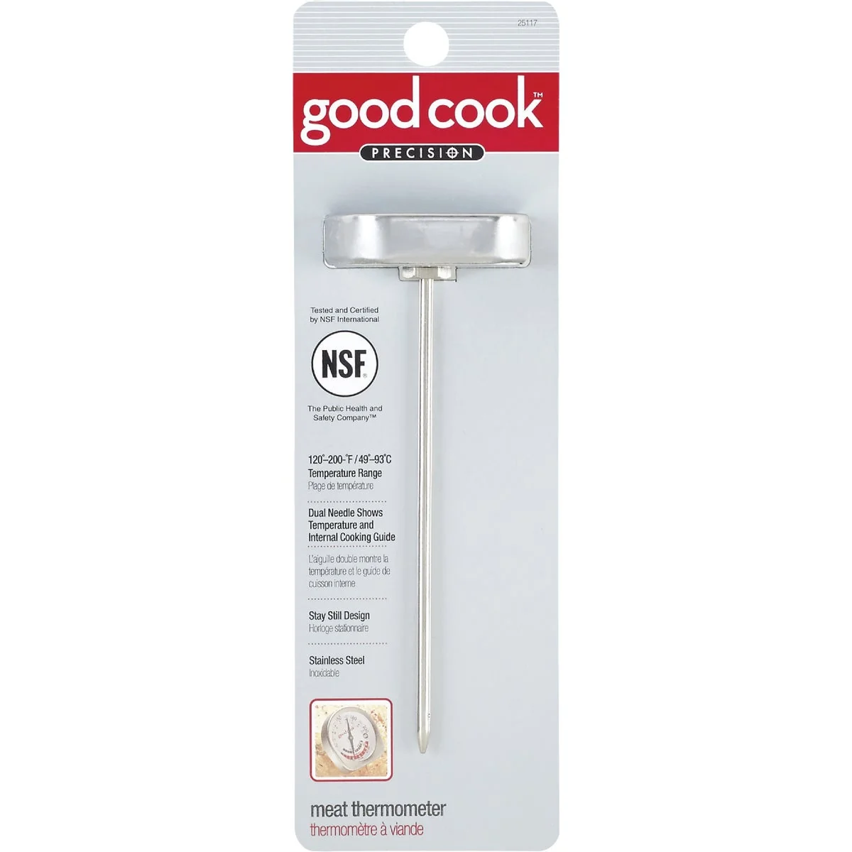 Lightweight Goodcook Precision Meat Thermometer Recyclable