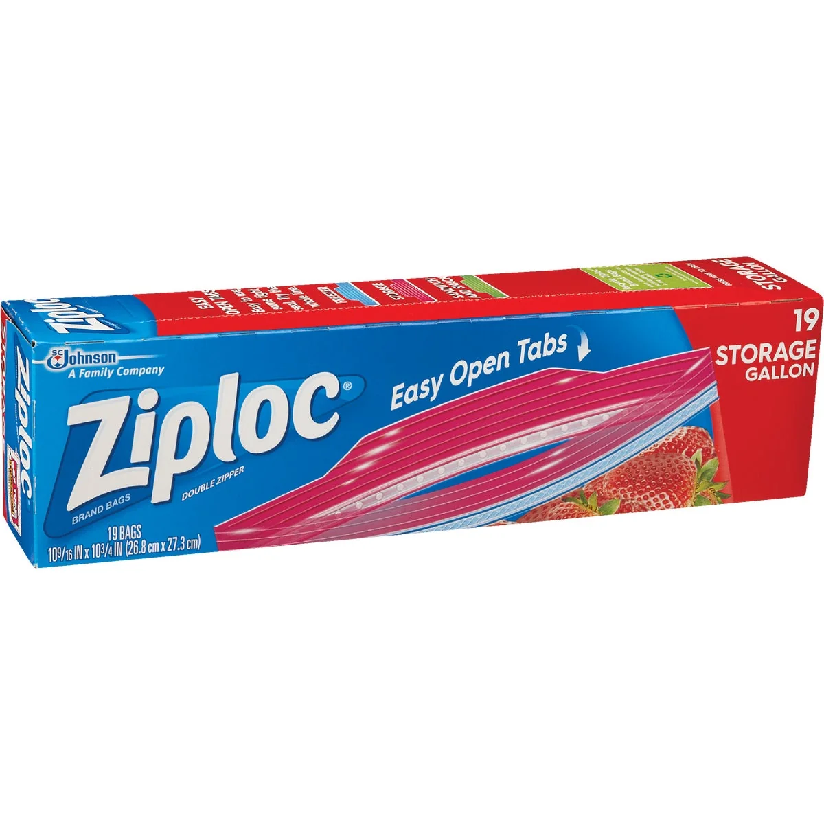 Expertly Made Ziploc 1Gal. Double Zipper Food Storage Bag 19-Count Reliable