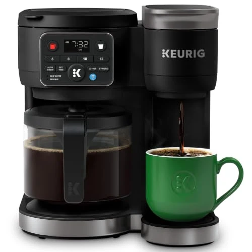 Long-Lasting K Duo Hot Iced Single Serve Carafe Coffee Maker Practical