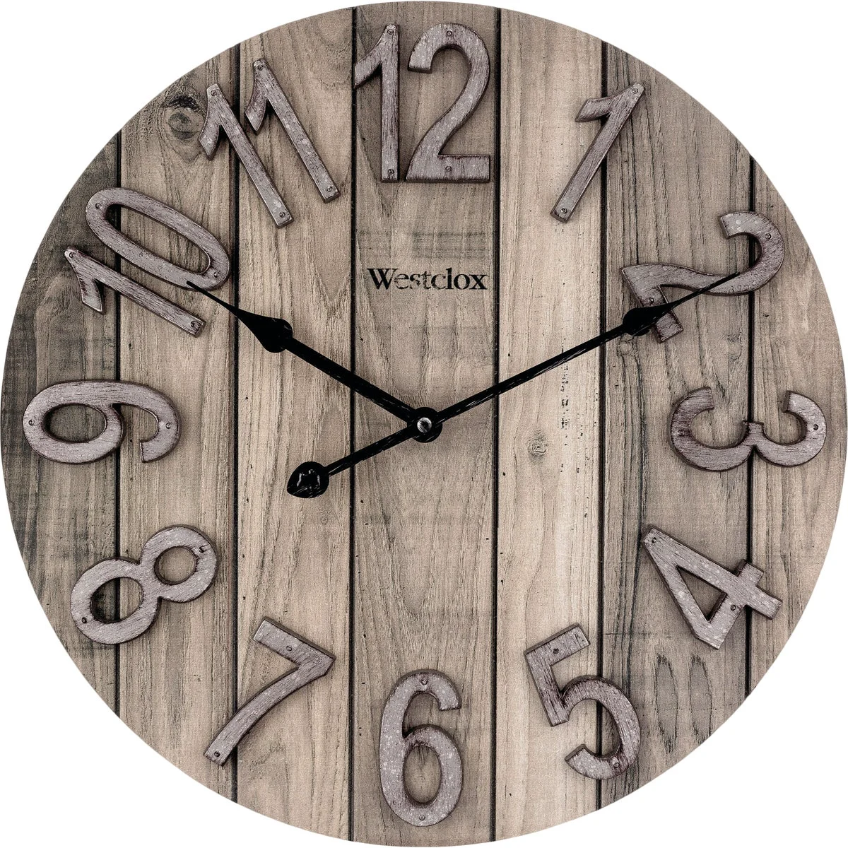 Soft Westclox 15.5 In. Wood Grain Wall Clock Premium Material