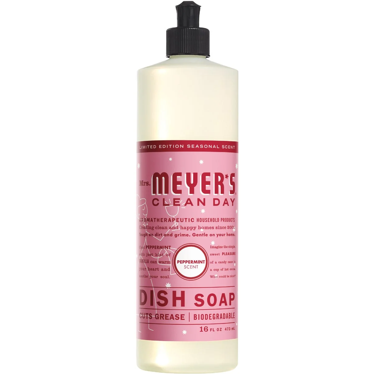 Pure Mrs. Meyer’s Clean Day 16 Oz. Peppermint Liquid Dish Soap Dependable