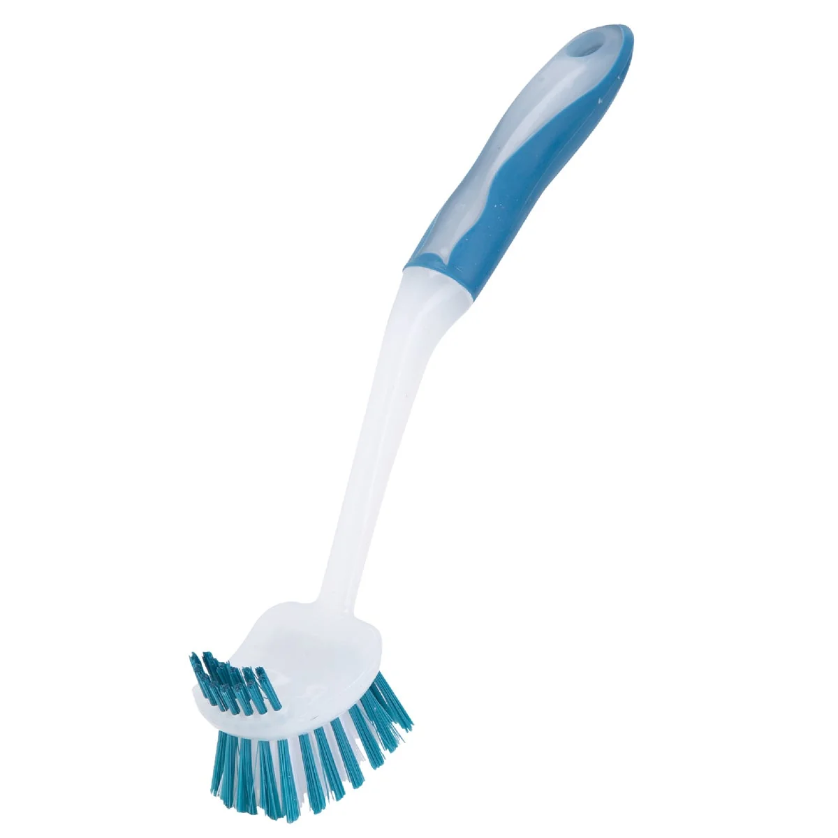 Soft White and Blue Dish and Sink Brush Long-Lasting