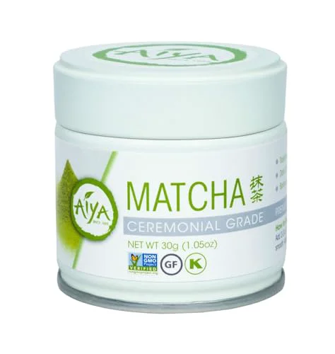 Fine Crafted Aiya Japanese Premium First Harvest Ceremonial Grade Matcha Green Tea Powder 30 Gram s Crafted