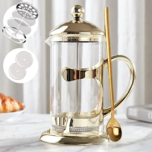 Soft Gold French Press Coffee Maker Responsible