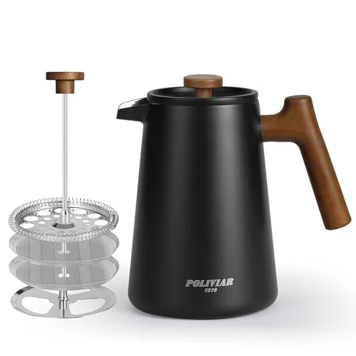 Stylish POLIVIAR French Press Coffee Maker Responsible