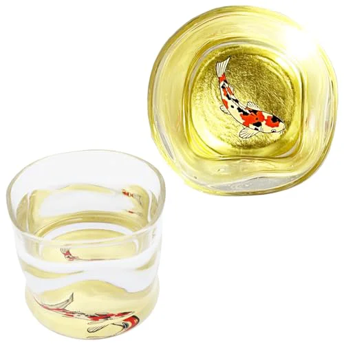 Smooth Colored Carp sake cup Premium