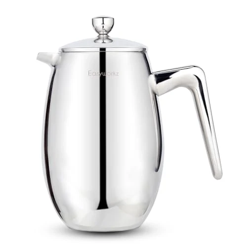 Refined Nando French Press 23 oz Double Wall Insulated Thermal Coffee Maker Optimized