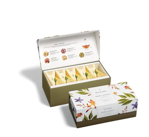 Authentic Tea Sampler 20 Pyramid Infuser Bags 20 Count Fine Crafted